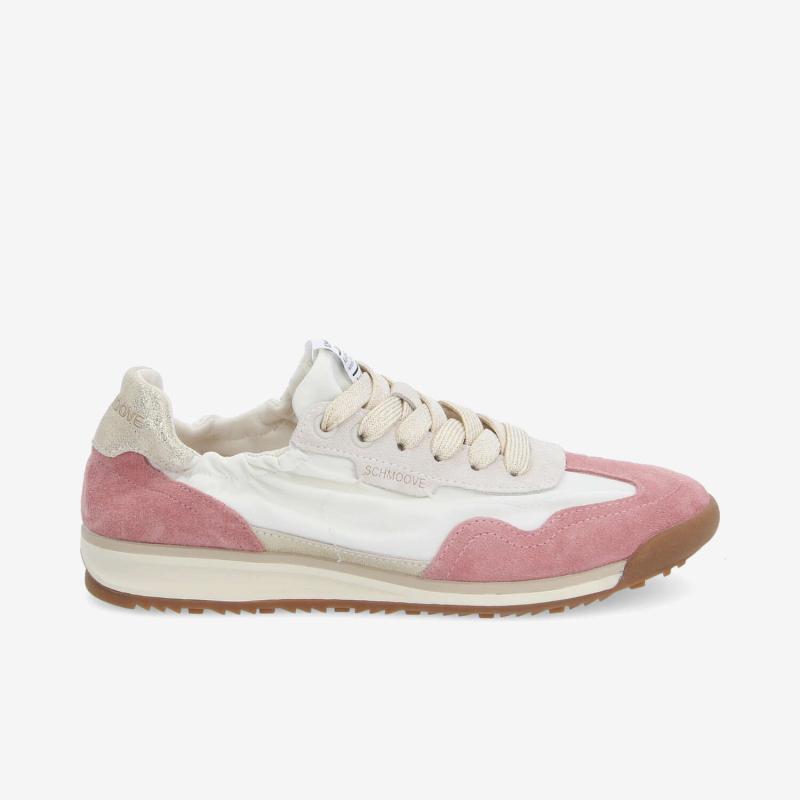 CAMDEN SNEAKER W - NYL/SDE/CRYSTAL - OFF WHITE/PINK/GOLD